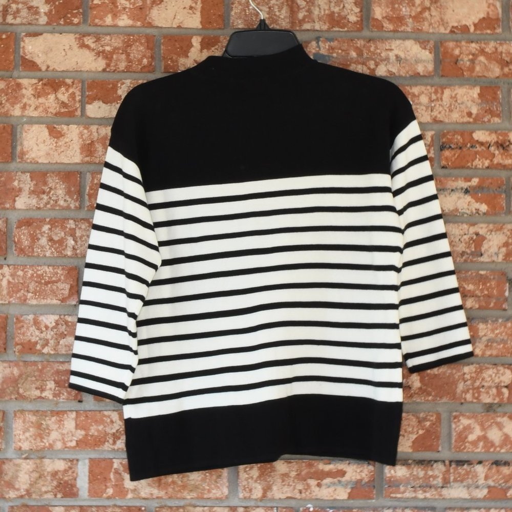 TALBOTS Petites Multicolored Sweater NWT - Picture 3 of 5
